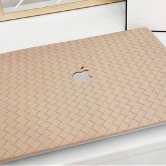 Stylish beige, woven, and leather Macbook Air Brand new Laptops